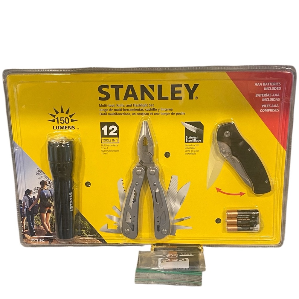 Stanley 3-Piece Multi-Tool, stainless set new in package